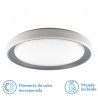 Plafon Luanda 72w 3000-4000-6000k Gris Red.7x49,5d 7200lm Reg.intens. C.remoto C/memoria - Ceiling Lights - 1