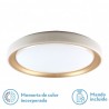 Plafon Luanda 72w 3000-4000-6000k Oro - Plafones - 1