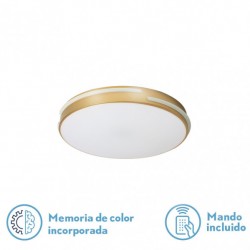 Plafon Riad 36w 3000-4000-6000k Oro - Plafones - 1