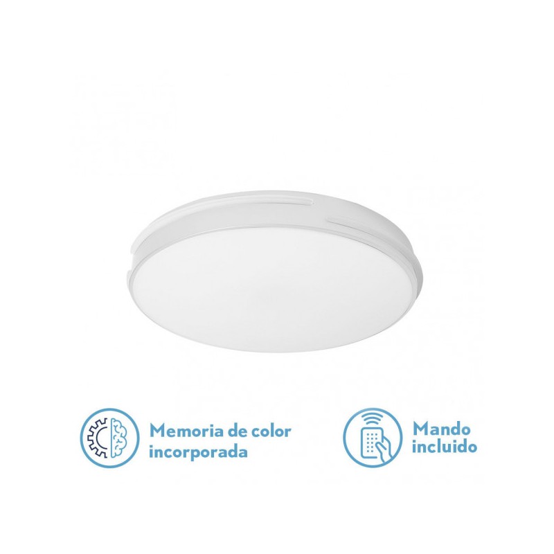 Plafon Riad 48w 3000-4000-6000k Blanco - Plafones - 1