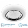Plafon Sarajevo 72w 3000-4000-6000k Cromo 10,5x50 D Red.7200lm Reg.intens.remoto C/memoria - Ceiling Lights - 1