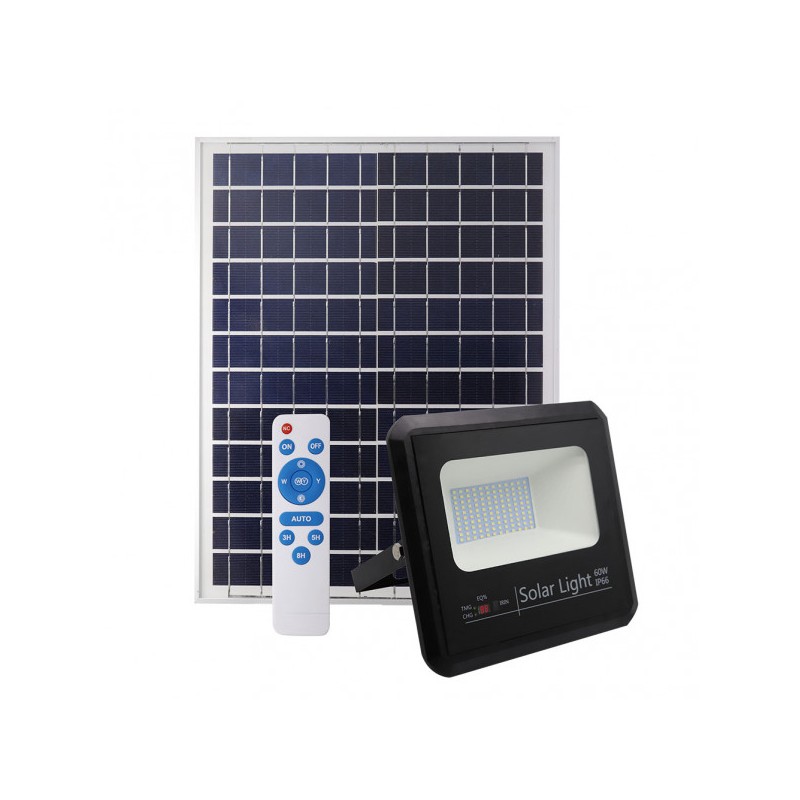 Proyector Solar Malaquita 60w 6500k Negro - Solar - 1