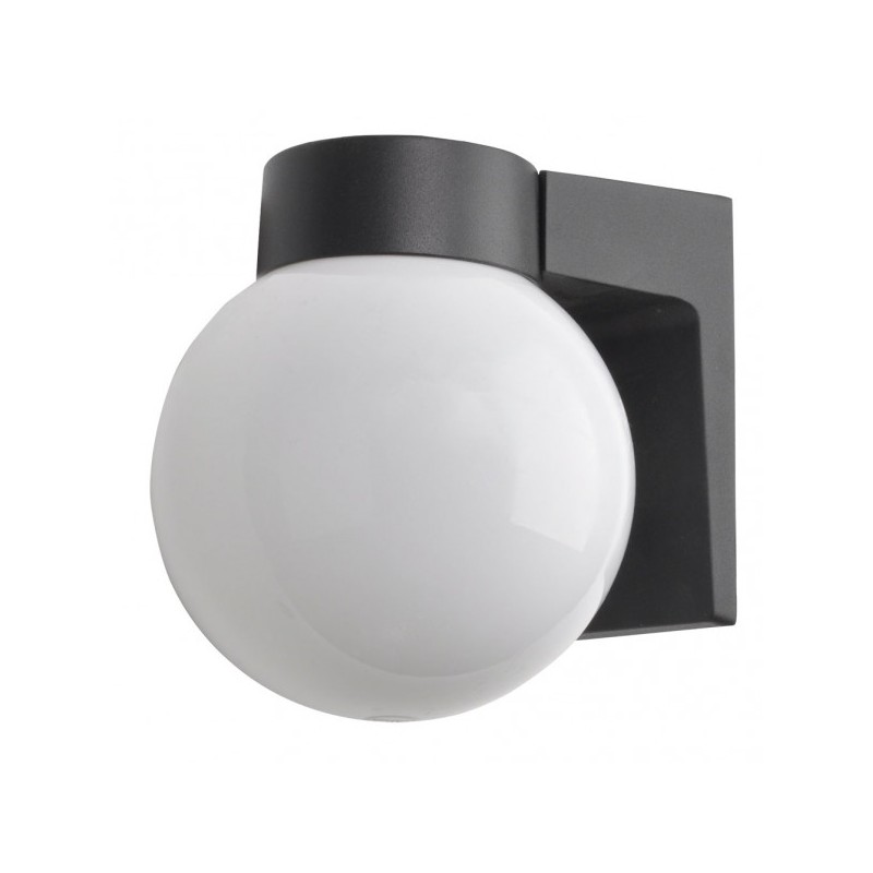 Aplique Exterior Aluminio Procyon 1xe27 Negro  18x18x15 Cm  Ip4 - Exterior - 1