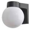 Aplique Exterior Aluminio Procyon 1xe27 Negro  18x18x15 Cm  Ip4 - Exterior - 1