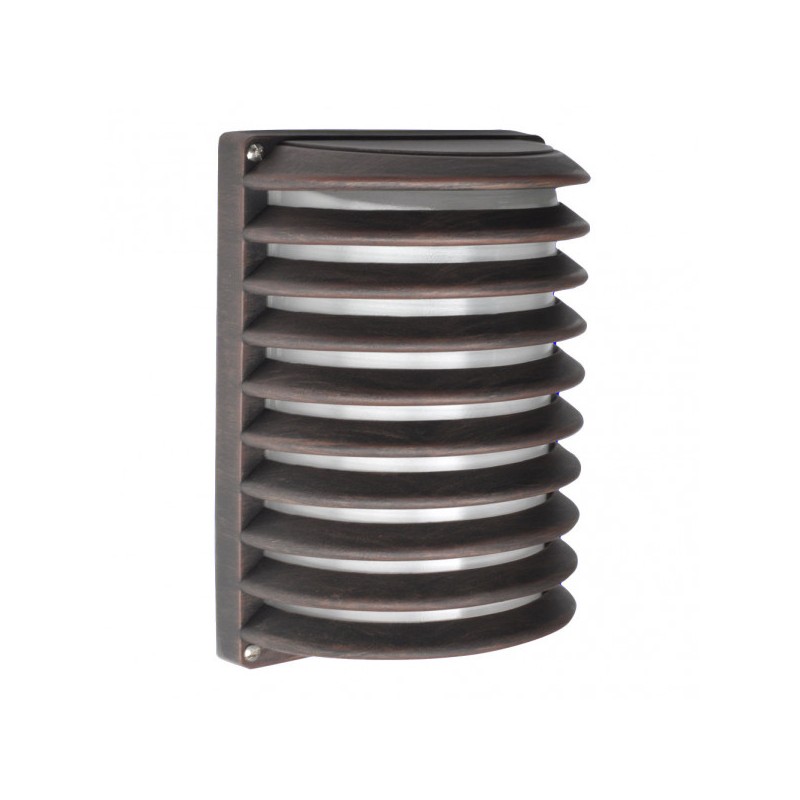 Aplique Ext. Aluminio Achernar 1xe27 Marron Ip44 25,5x18x13 Cm - Exterior - 1