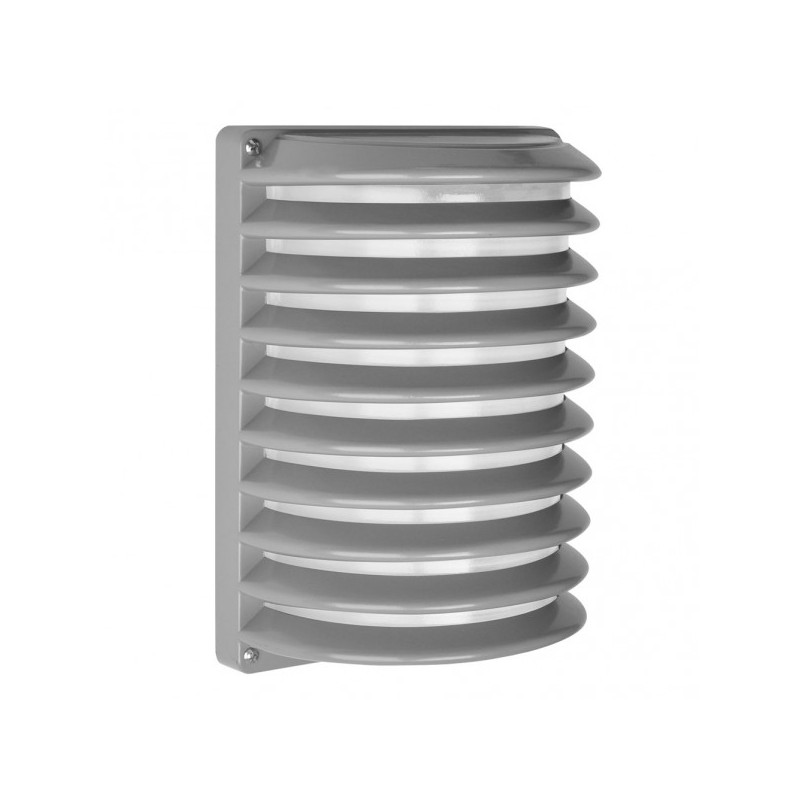Aplique Exterior Aluminio Achernar 1xe27 Gris Ip44 25,5x18x13 Cm - Exterior - 1