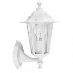 Aplique Exterior Aluminio Auriga 1xe27 Blanco Ip44 32x22x17 Cm - Exterior - 1