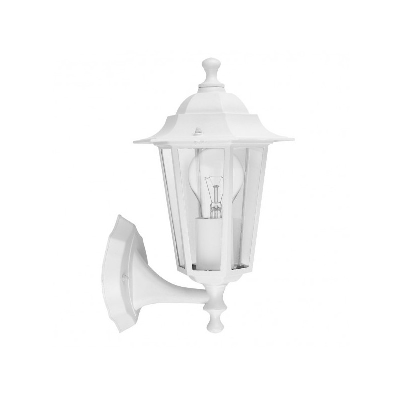 Aplique Exterior Aluminio Auriga 1xe27 Blanco Ip44 32x22x17 Cm - Exterior - 1