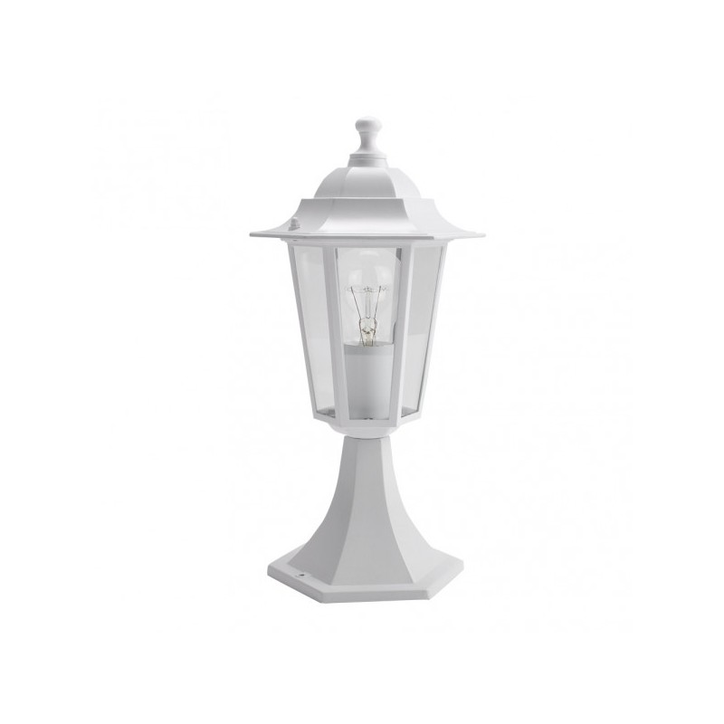 Sobremuro Exterior Aluminio Auriga1xe27 Blanco  38x19x19 Cm  Ip44 - Exterior - 1
