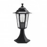 Sobremuro Exterior Aluminio Auriga 1xe27 Negro 38x19x19 Cm  Ip44 - Exterior - 1