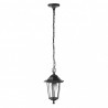 Colgante Exterior Aluminio Auriga 1xe27 Negro Regx17x17 Cm  Ip44 - Exterior - 1