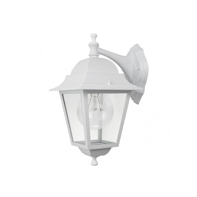 Aplique Exterior Aluminio Spica 1xe27 Blanco Ip44  42x28x21,5 Cm - Exterior - 1