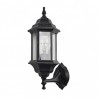 Aplique Ext.aluminio Pollux Peq.1xe27 Negro Ip44 42x16x20 Cm - Exterior - 1
