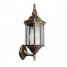 Aplique Exterior Aluminio Pollux 1xe27 Negro/oro   50x18x20 Cm Ip44 - Exterior - 1
