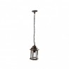 Colgante Exterior Aluminio Pollux 1xe27 Neg/oro   Regx17,5x17,5 Cm   Ip44 - Exterior - 1