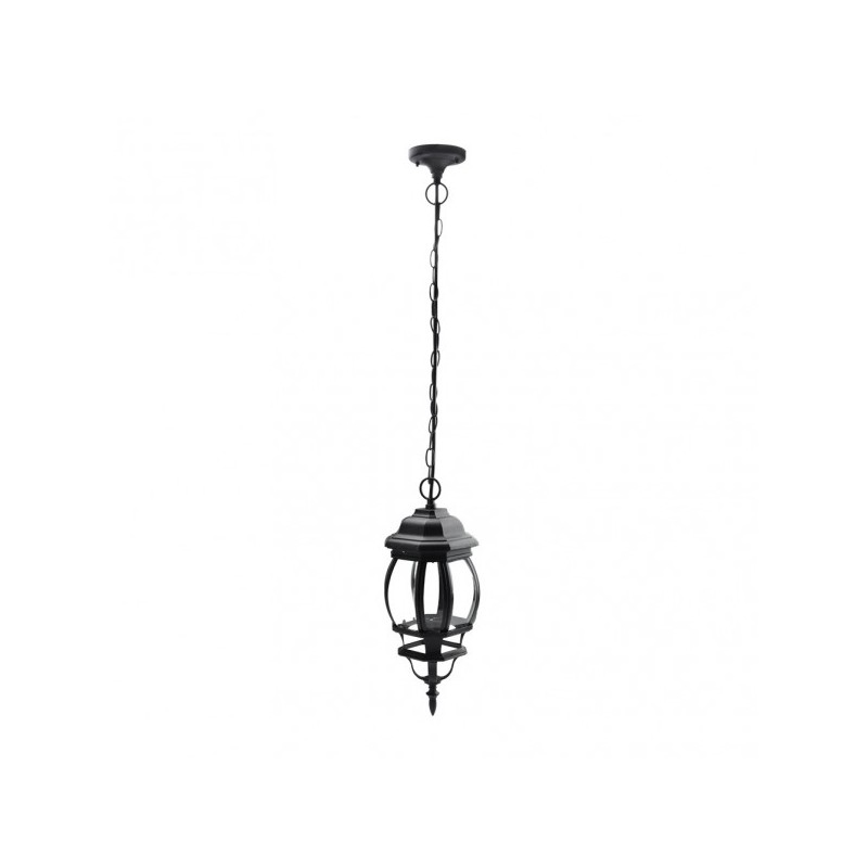 Colgante Exterior Aluminio Caelum 1xe27 Negro     Regx16x16 Cm  Ip44 - Exterior - 1