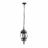 Colgante Exterior Aluminio Caelum 1xe27 Negro     Regx16x16 Cm  Ip44 - Exterior - 1