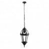 Colgante Exterior Aluminio Becrux 1xe27 Negro Ip44 Regx24x24 Cm - Exterior - 1