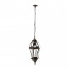 Colgante Exterior Aluminio Becrux 1xe27 Neg/oro  Regx24x24 Cm  Ip44 - Exterior - 1