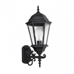 Aplique Exterior Aluminio Regulus 1xe27 Negro    54x25x27 Cm  Ip44 - Exterior - 1