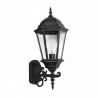 Aplique Exterior Aluminio Regulus 1xe27 Negro    54x25x27 Cm  Ip44 - Exterior - 1