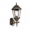 Aplique Exterior Aluminio Regulus 1xe27 Neg/oro   54x25x27 Cm  Ip44 - Exterior - 1