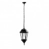 Colgante Exterior Aluminio Regulus 1xe27 Negro  Regx23x23 Cm  Ip44 - Exterior - 1
