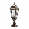 Sobremuro Exterior Aluminio Regulus 1xe27 Neg/oro  56x23x23 Cm  Ip44 - Exterior - 1
