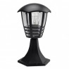 Sobremuro Exterior Aluminio Alnilan 1xe27 Negro  30x16x16 Cm Ip44 - Exterior - 1