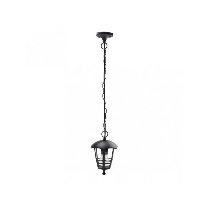 Colgante Exterior Aluminio Alnilan 1xe27 Negro  Regx16x16 Cm  Ip44 - Exterior - 1