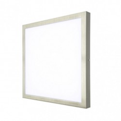 Plafon 48w 6500k  3,5x50x50 Cm Plano Niquel 4080lm - Plafones - 1