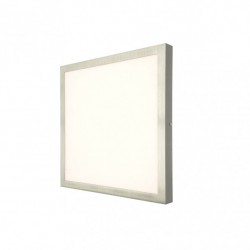 Plafon 36w 4000k  3,5x40x40 Cm Plano Niquel 3060lm - Plafones - 1