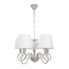 Lampara Amsterdam 5xe14 Blanco/oro Regx45x45 Cm - Lámparas - 1