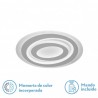 Plafon Singapur 104w 3000-4000-6500k Blanco 7800lm 5x41x32 Cm Regulable,memoria Y C.remoto - Plafones - 1