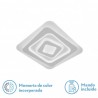 Plafon Vegas 116w 3000-4000-6500k Blanco 5x40x40cm 8700lm Regulable,memoria Y C.remoto - Plafones - 1