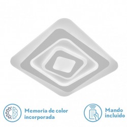 Plafon Vegas 150w 3000-4000-6500k Blanco 5x48x48cm 11250lm Regulable,memoria Y C.remoto - Ceiling Lights - 1