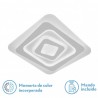 Plafon Vegas 150w 3000-4000-6500k Blanco 5x48x48cm 11250lm Regulable,memoria Y C.remoto - Plafones - 1
