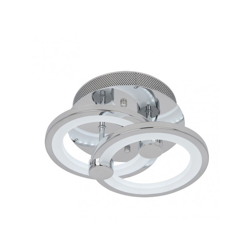 Plafon Sydney 32w 3000-4000-6500k Cromo 14x30x20 Cm 4160 Lm Regulable,memoria Y C.remoto - Ceiling Lights - 1