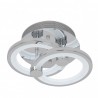 Plafon Sydney 32w 3000-4000-6500k Cromo 14x30x20 Cm 4160 Lm Regulable,memoria Y C.remoto - Ceiling Lights - 1