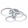 Plafon Sydney 76w 3000-4000-6500k Cromo 13,5x55x41 Cm 10260lm Regulable,memoria Y C.remoto - Plafones - 1