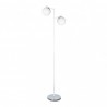 Pie De Salon La Habana 2xe14  Blanco/cromo 160x25x40 Cm - Lampara de pie - 1