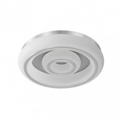 Plafon Paris 2l 66w 3000-4000-6500k Blanco/plata 5610 Lm Regulable Y Con Memoria 12x55d - Plafones - 1