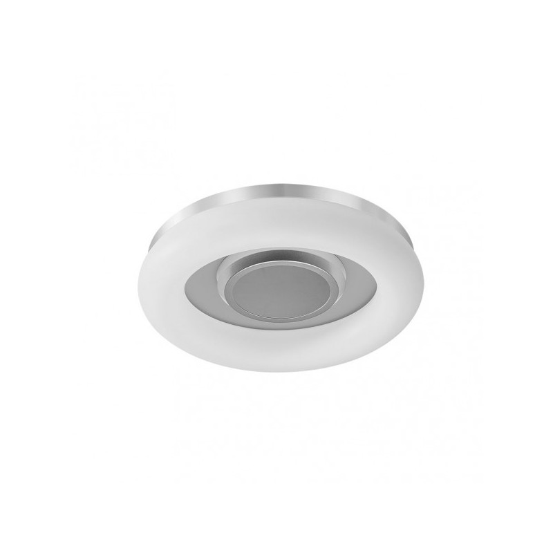 Plafon Paris 2l 48+16w 3000-4000-6500k Blanc/plata 5440lm 2 Encend.reg. Y Memoria 12x55d - Plafones - 1