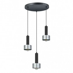 Lámpara Allende 3xe27 Negro/plata Regx35x35 Cm - Lamps - 1
