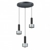 Lámpara Allende 3xe27 Negro/plata Regx35x35 Cm - Lamps - 1