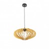 Colgante Sapelli 1xe27 Madera Natural Regx45x45 Cm - Pendants - 1