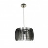 Colgante Poplar 1xe27 Madera Cafe Regx35x35 Cm - Colgantes - 1