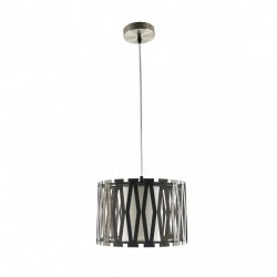 Colgante Cipres 1xe27 Madera Cafe Regx30x30 Cm - Pendants - 1