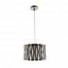 Colgante Cipres 1xe27 Madera Cafe Regx30x30 Cm - Pendants - 1