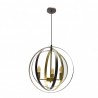 Colgante Encaje 3xe14 Marron/oro Regx46x46 Cm - Pendants - 1